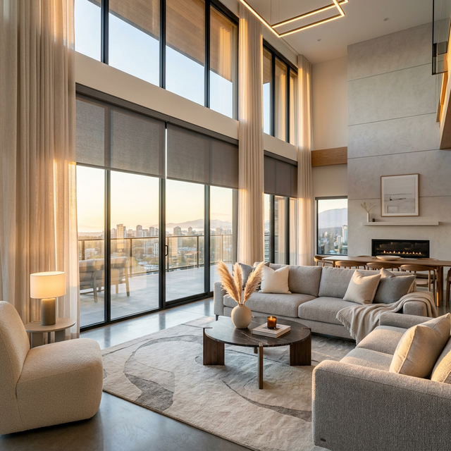 Sala de Estar con Sheer Elegance